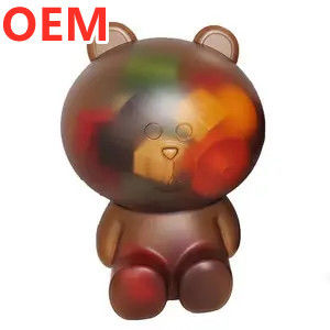パーソナライゼーション OEM デザイン 漫画 ポップコーン バケツ プラスチック 3D 漫画 ポップコーン バケツ