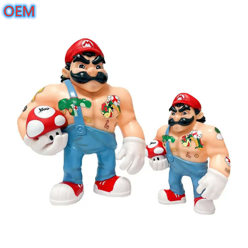 カスタム3Dプラスチックアニメ動物アニメフィギュア 玩具 OEMデザイン PVCプラスチックフィギュア 玩具