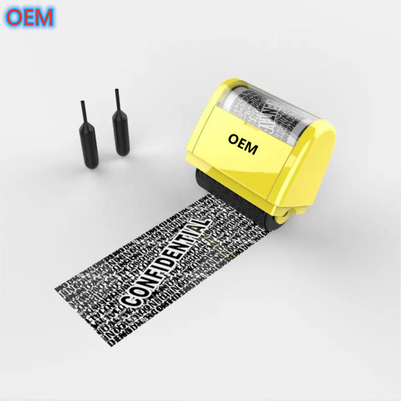 オーダーメイド オフィスIDガード プリインクロールスタンプ OEMデザイン アイデンティティ・窃盗防止ロールスタンプ