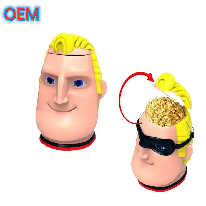 カートンポップコーンバケツ カスタマイズ,OEMデザイン 高品質のプラスチックポップコーンバケツ