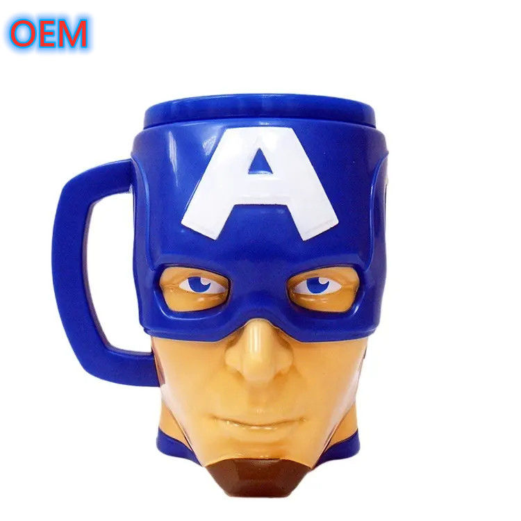 3d 漫画 再利用可能なポップコーンバケツ オーダーメイド OEM デザイン プラスチック容器 ポップコーンバケツ