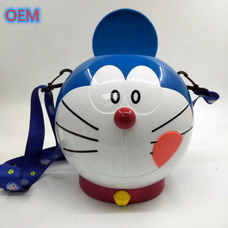 3d 漫画 再利用可能なポップコーンバケツ オーダーメイド OEM デザイン プラスチック容器 ポップコーンバケツ