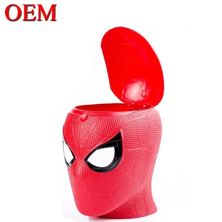 カスタム製 映画スター スパイダーマン 蓋付きのポップコーン容器