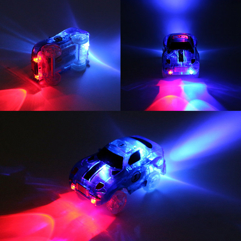 カスタムLEDライトアップカー 閃光灯のおもちゃ おしゃれ DIY トイカー キッズ