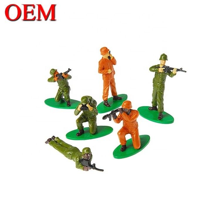 カスタムサプライヤー プラスチック製の小さなおもちゃ フィギュア ミニチュア 兵士 軍用 軍用 玩具 軍用 フィギュア セット 兵士