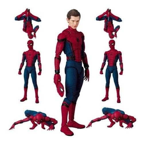 カスタム 高品質 15CM スパイダーマン トム・ホランド PVC アクションフィギュア スパイダーマン コレクション 箱付き玩具