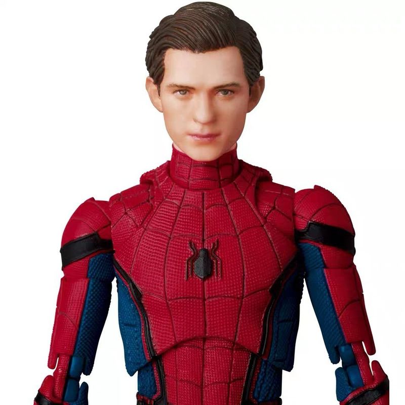 カスタム 高品質 15CM スパイダーマン トム・ホランド PVC アクションフィギュア スパイダーマン コレクション 箱付き玩具