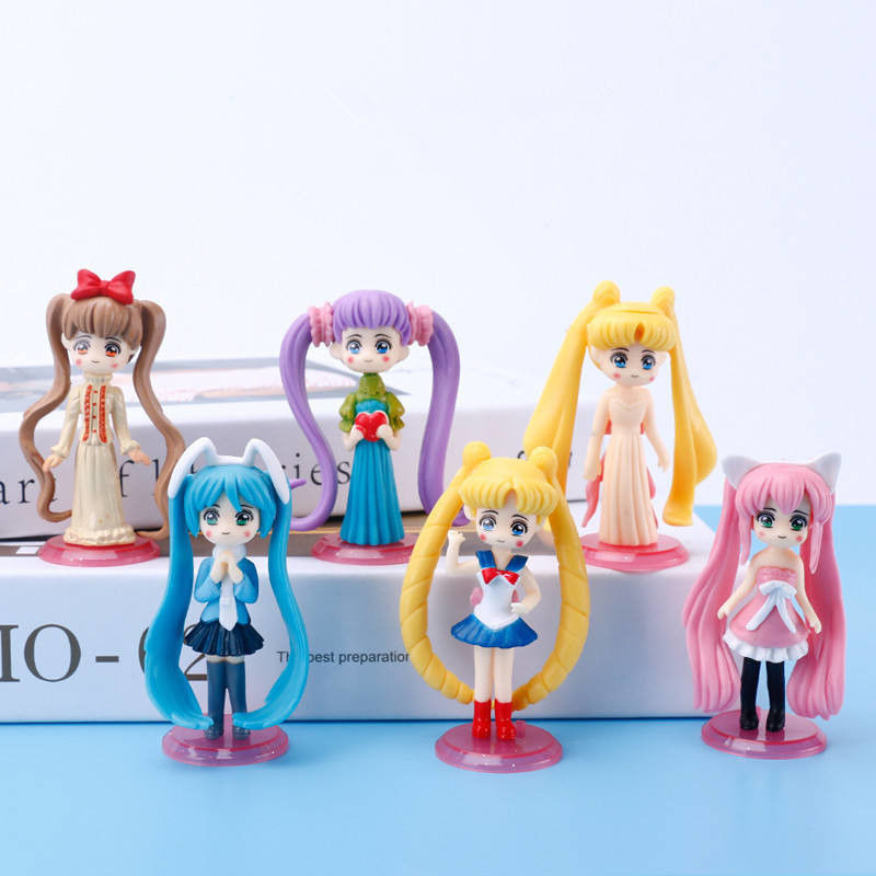 玩具メーカー OEM ミニセイラー・ムーン・トイース 驚きの玩具 カプセルに入れる