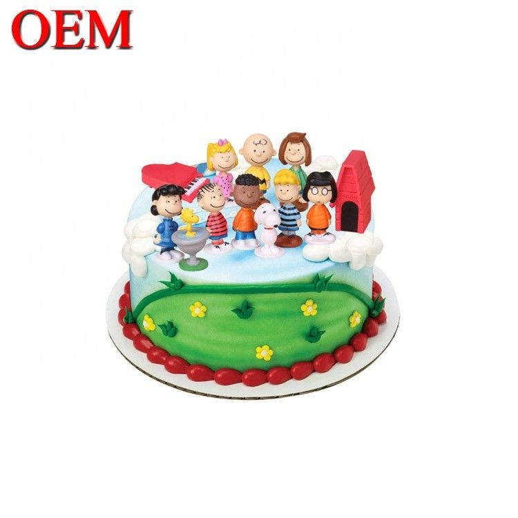 オーダーメイド 日本 クラシック キャラクター 誕生日 ケーキ トッパー セット オーム アクション フィギュア ケーキ トッパー 工場