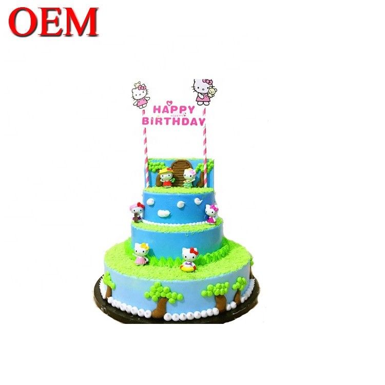 オーダーメイド 日本 クラシック キャラクター 誕生日 ケーキ トッパー セット オーム アクション フィギュア ケーキ トッパー 工場