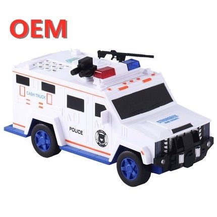 パーソナル ロボット警察車 玩具コイン 銀行 紙幣 紙幣 紙幣