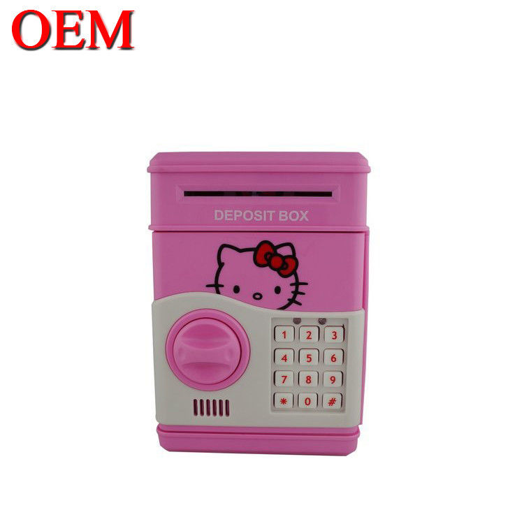 OEM オーダーメイド 電子バンク 預金箱 子供 デジタルコイン 現金貯金 預金箱ATM