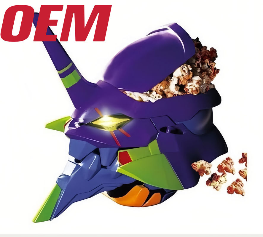 カスタムライトアップポップコーンバケツ OEMポップコーンプラスチックバケツ キャラクターポップコーンバケツ