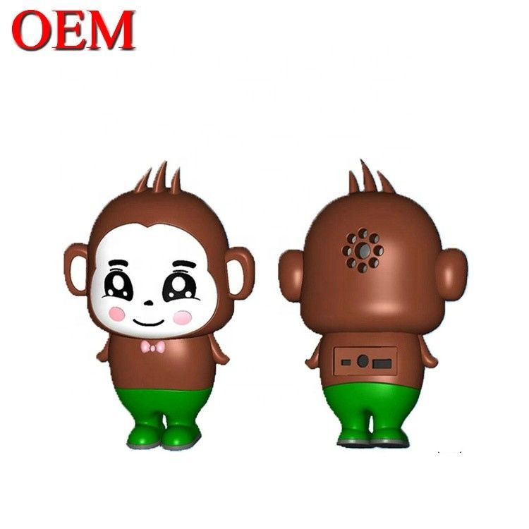 オーダーメイド ミニフィギュア トイ ポータブル ブルートゥーススピーカー OEM 可愛い漫画ミュージックプレーヤーサプライヤー