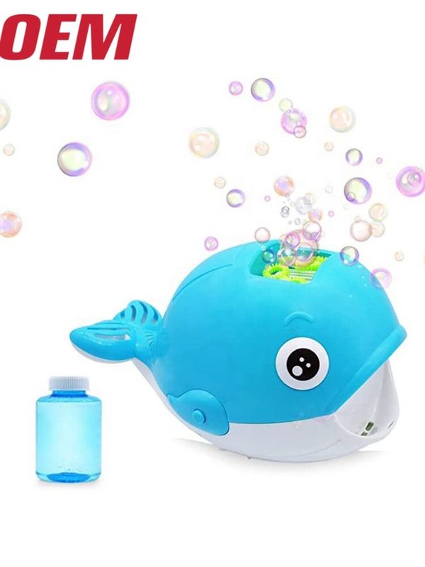 2つのソリューションを持つ自動バブルメーカーのOEMバブル吹き機 子供のための