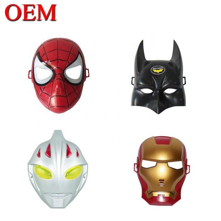 カスタムハロウィーンマスク PVCスーパーヒーロー スパイダー アイアンヒーロー ハルク キャプテン・アメリカ マスク コスプレ衣装 フェイスマスク