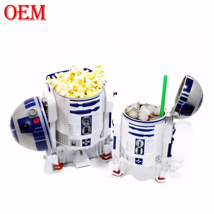 オーダーメイド プリント 映画スター プラスチック ポップコーン コンテナ OEMデザイン プラスチック ポップコーン バケツ