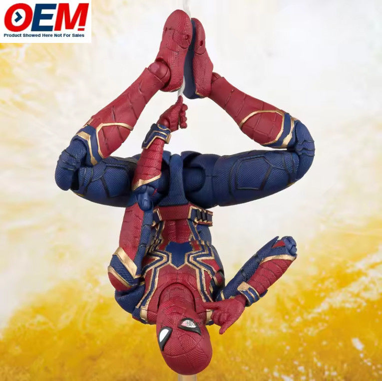 カスタム スパイダーマン プラスチック アクション フィギュア スパイダーマン コレクションモデル 15cm スパイダーマン モデル フィギュア