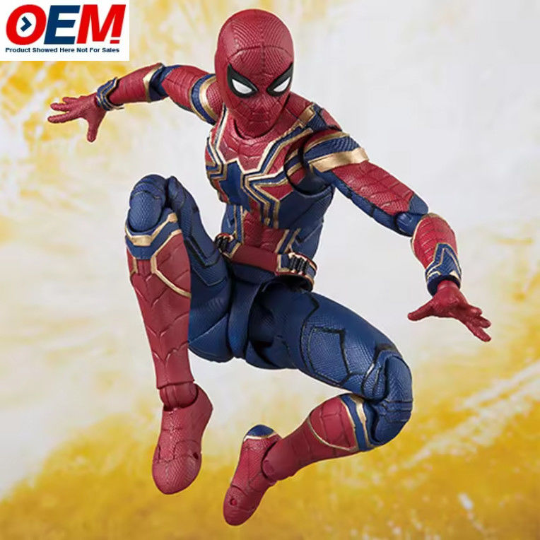 カスタム スパイダーマン プラスチック アクション フィギュア スパイダーマン コレクションモデル 15cm スパイダーマン モデル フィギュア