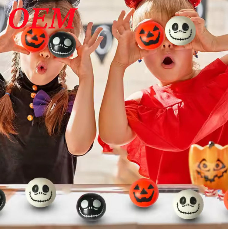 ハロウィーン 新品 目の解圧玩具 TPR オフィス 子供の感覚玩具 圧縮ボール玩具