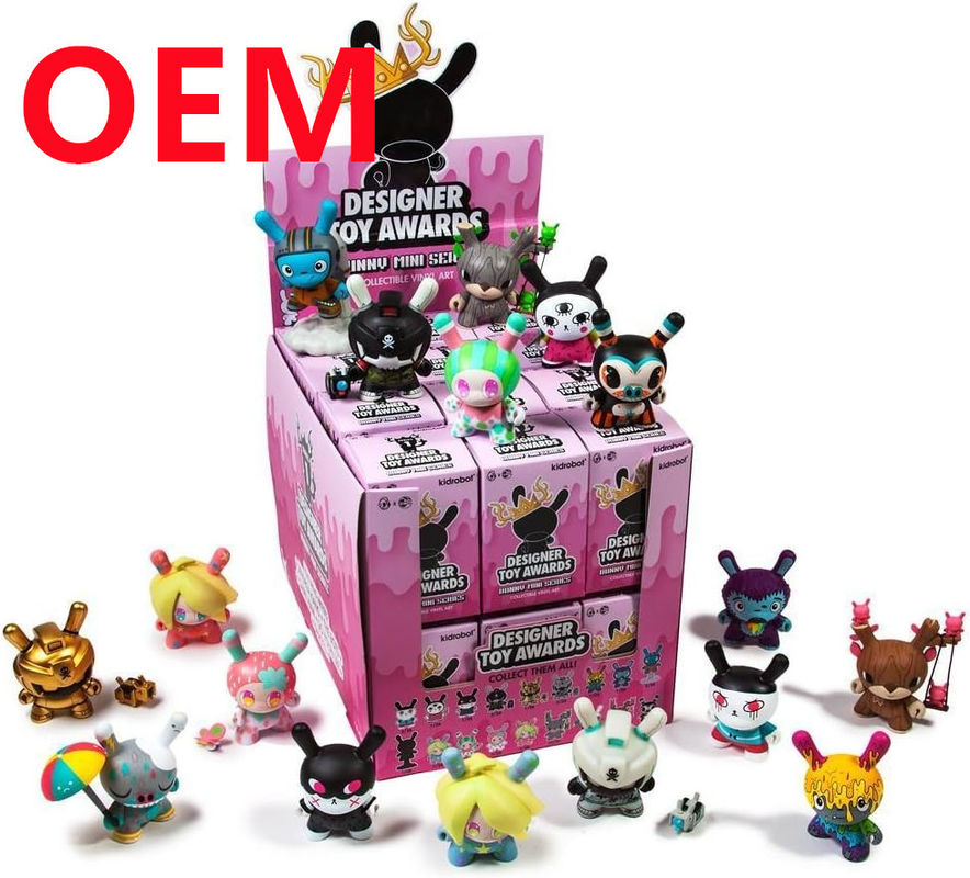 パーソナライズされた 5cm 高さ プラスチック 形形 玩具 7つのデザインで作られた PVC ドール OEM キッズのための可愛い動物