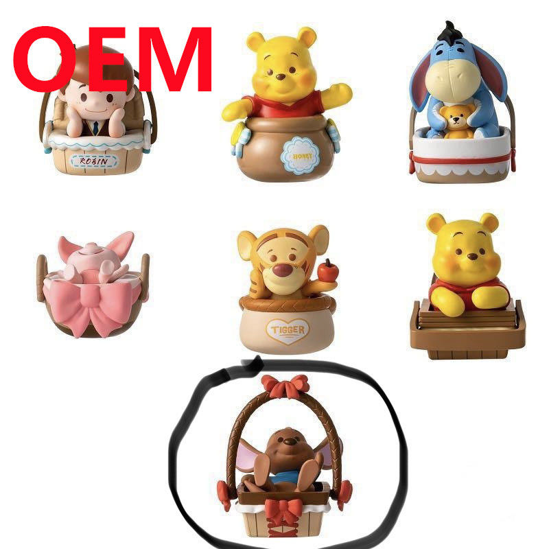 パーソナライズド 5cm 高さ ウサギ 犬 猿 豚 玩具 15 デザインのPVC人形 OEM ブラインドボックス ミニ 玩具