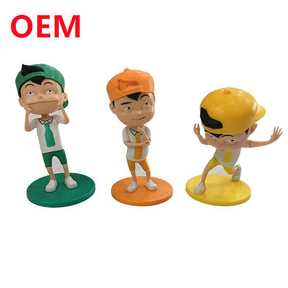 パーソナライズされた白色インジェクション プラスチック部品OEM ABS素材 アクセサリー 高さ5cmのフィギュアおもちゃ