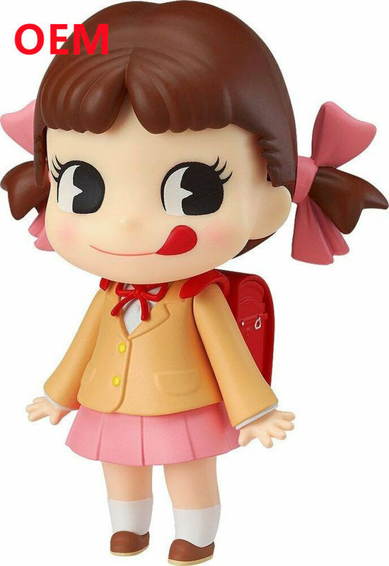 パーソナライズされた白色インジェクション プラスチック部品OEM ABS素材 アクセサリー 高さ5cmのフィギュアおもちゃ