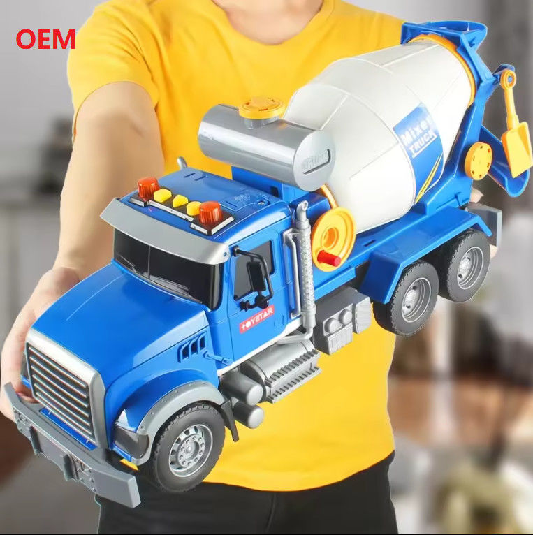 オーダーメイド ミキサー トラック カラー プラスチック 引き戻し 車用 おもちゃ 子供向け OEMのみ
