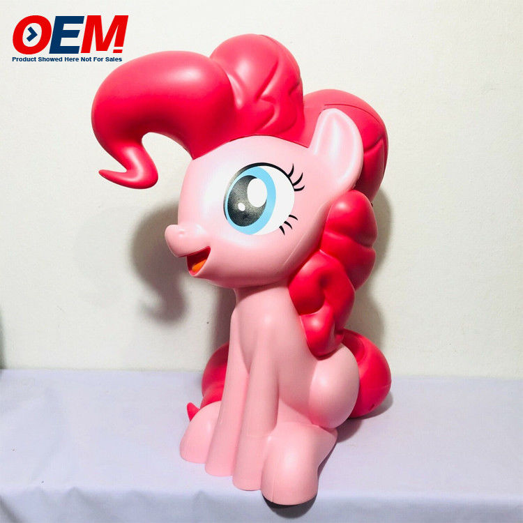 OEMデザイン プラスチック3Dアニメポップコーンバケツ / ユニコーン カワイポップコーンバケツ