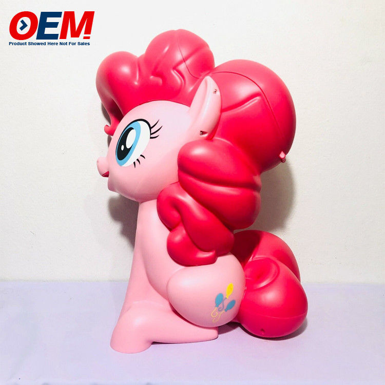 OEMデザイン プラスチック3Dアニメポップコーンバケツ / ユニコーン カワイポップコーンバケツ
