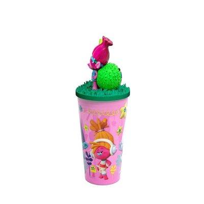OEM 3D コレクチブル デザイナー トイ カスタム プラスチックカップ 3D カートゥーン 飲料カップ