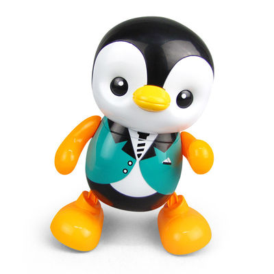 オーダーメイド ベビーおもちゃ 可愛い スマート スウィング ダンス ペンギン 教育 LEDライトおもちゃ