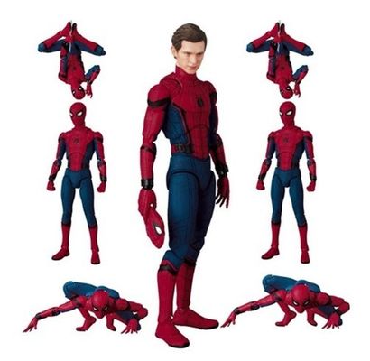 カスタム 高品質 15CM スパイダーマン トム・ホランド PVC アクションフィギュア スパイダーマン コレクション 箱付き玩具