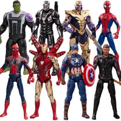 スーパーヒーローPVC漫画キャラクター像 子供のおもちゃ スパイダーマン 誕生日プレゼント