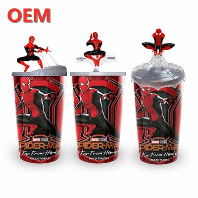 OEM オーダーメイド DC ストローカップ カートン飲料カップ キーチェーンのアクセサリー カスタムフィギュア