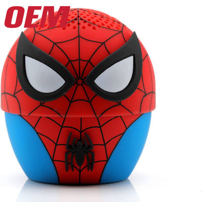 パーソナライズされたスパイダーマン ブルートゥーススピーカー ミニ ブルートゥーススピーカー 再充電可能なプラスチック玩具メーカー