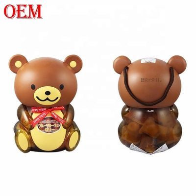 OEM プラスチック 3D 動物形 カスタムプリント ポップコーン コンテナ カップ