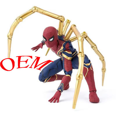 カスタム スパイダーマン プラスチック アクション フィギュア スパイダーマン コレクションモデル 15cm スパイダーマン モデル フィギュア